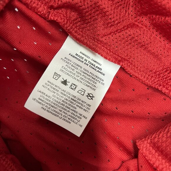 Jordan Shorts Size Small Mens Red Dri Fit Mesh Basketball Shorts $40 - Picture 6 of 8